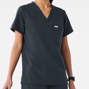 Figs dark harbor Catarina scrub top, XXS